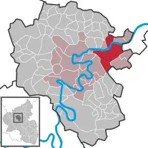 Poziția localității Treis-Karden