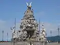 Triest (Piazza dell'Unita d'Italia – Fântână din 1750 cu cele 4 continente)