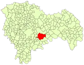 Poziția localității Trillo