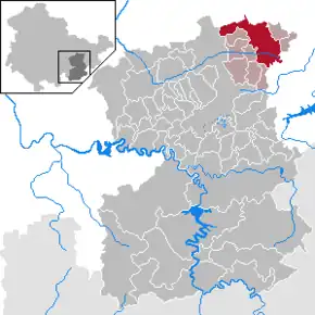 Poziția localității Triptis