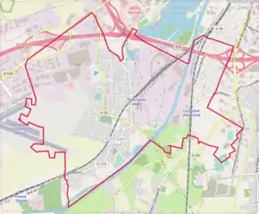 Poziția localității Trith-Saint-Léger