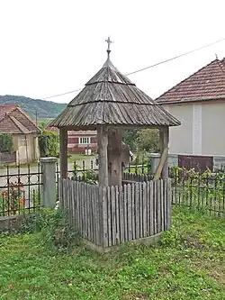 Troiţa bisericii de lemn din Şerbeni (biserică dispărută)