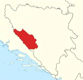 Poziția localității Tropolje