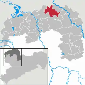 Poziția localității Trossin