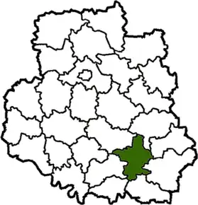 Poziția localității Trosteaneț