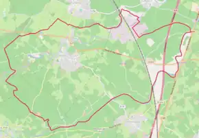 Poziția localității Trouillas