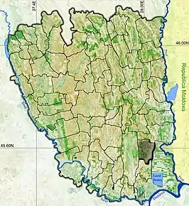 Amplasarea în cadrul județului



		
Localizarea comunei pe harta României