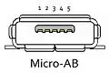Micro USB AB