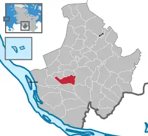 Poziția localității Uetersen