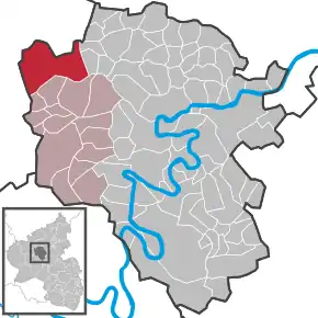 Poziția localității Ulmen