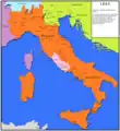 Italia la sfârșitul lui 1860.
