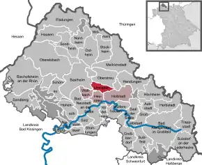 Poziția localității Unsleben