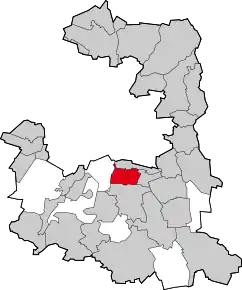 Poziția comunei Unterhaching pe harta districtului München