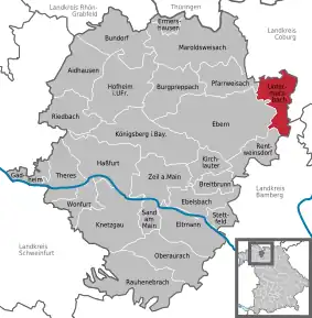 Poziția localității Untermerzbach