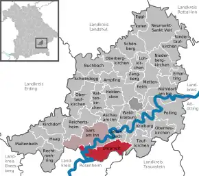 Poziția localității Unterreit