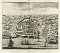 Plan al orașului Santo Domingo în 1671
