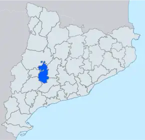 Poziția localității Urgell