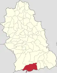 Poziția localității Uricani