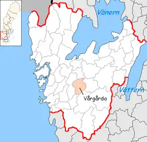 Localizarea comunei în cadrul comitatului