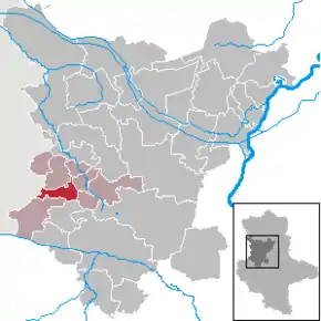 Poziția  Völpke pe harta districtului Börde