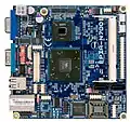 Placă Nano-ITX cu radiatoare eliminate, procesor lipit, 2008
