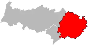 Poziția localității Arondismentul Sarcelles