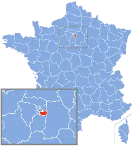 Poziția regiunii Val-de-Marne