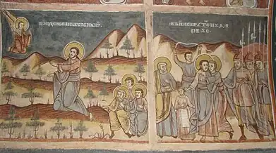 Pictura naosului, ciclul hristologic