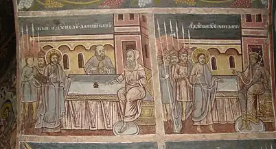 Pictura naosului, ciclul hristologic