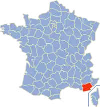 Poziția regiunii Var