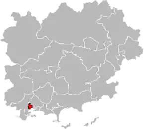 Poziția localității Cantonul Toulon-2