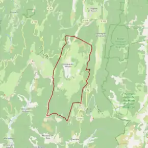 Poziția localității Vassieux-en-Vercors