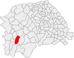 Poziția localității Vatra Dornei