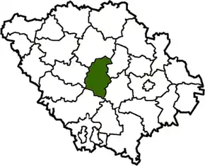 Poziția localității Velîka Bahacika