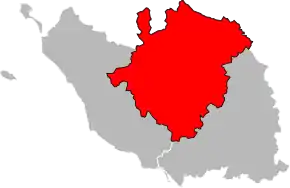 Arondismentul La Roche-sur-Yon în cadrul departamentului Vendée