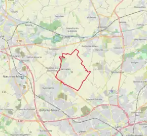 Poziția localității Vermelles