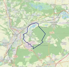 Poziția localității Verneuil-en-Halatte