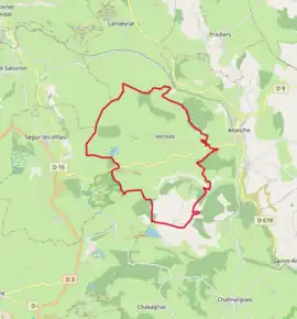 Poziția localității Vernols