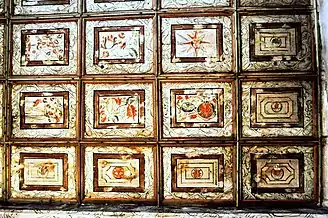 Viștea - tavanul casetat