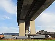 Vedere către fosta uzină Renault