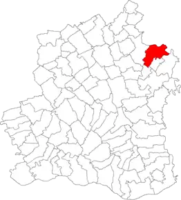 Poziția localității Videle
