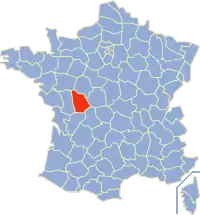 Poziția regiunii Vienne