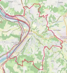 Poziția localității Vienne