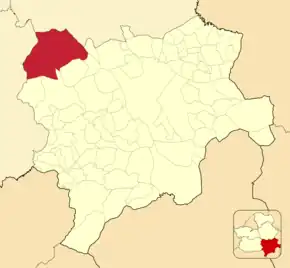 Poziția localității Villarrobledo