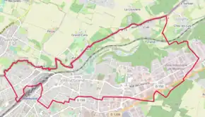 Poziția localității Ville-la-Grand