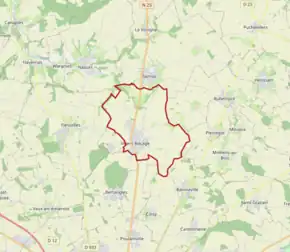 Poziția localității Villers-Bocage