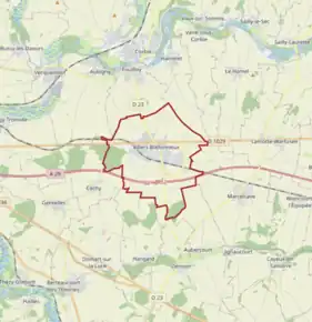 Poziția localității Villers-Bretonneux