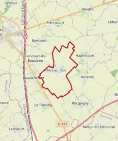 Poziția localității Villers-au-Flos