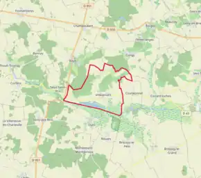 Poziția localității Villevenard