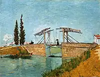 Van Gogh, Podul Langlois din Arles, 1888
